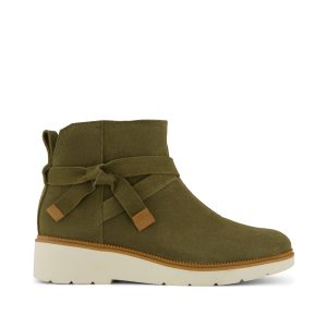 Womens Marlow Boot Water Repellent Military Olive Suede