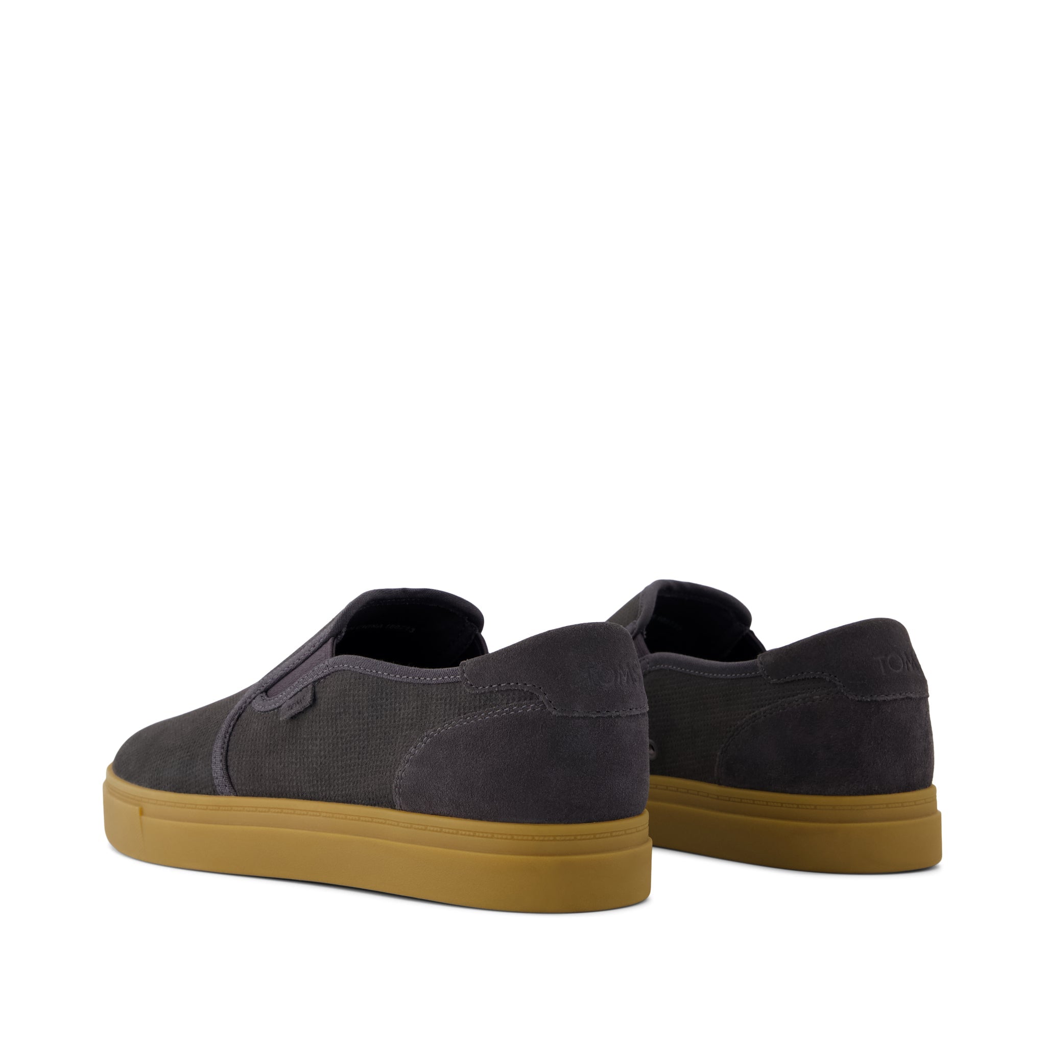 Mens Baja Slip On Sneaker Forged Iron Suede - Image 4