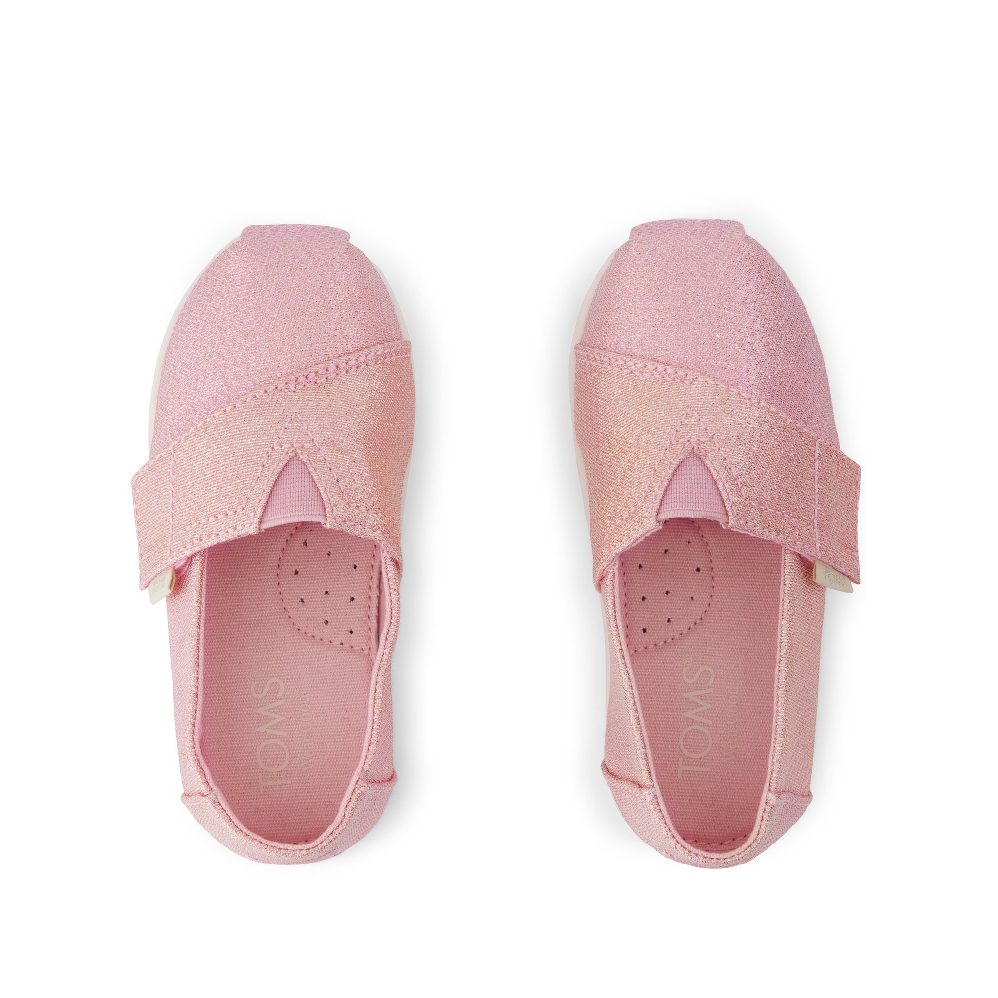Alpargata Classic Toddler Shoe Pink Quartz Iridescent Woven - Image 5