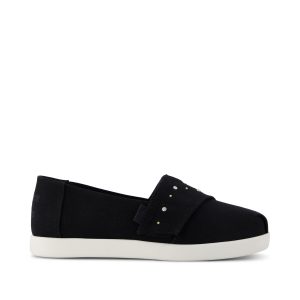 Alpargata Classic Kids Shoe Black Brushed Twill
