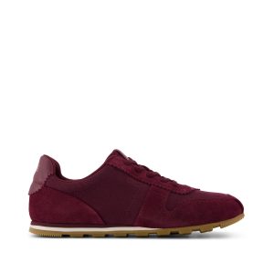 Womens TRVL Lite Palisade Sneaker Water Repellent Burgundy Vintage Twill