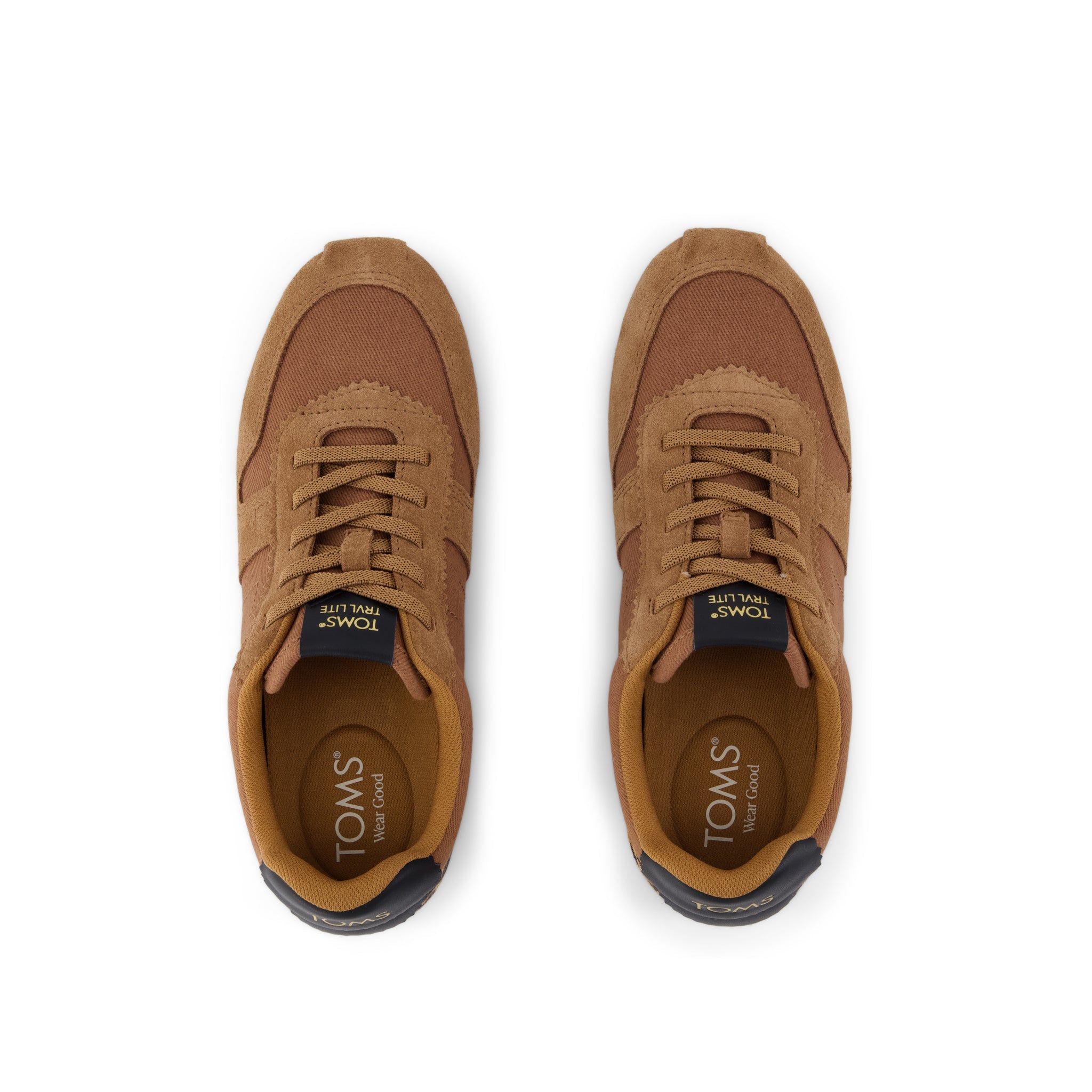 Womens TRVL Lite Palisade Sneaker Water Repellent Brown Sugar Vintage Twill - Image 6