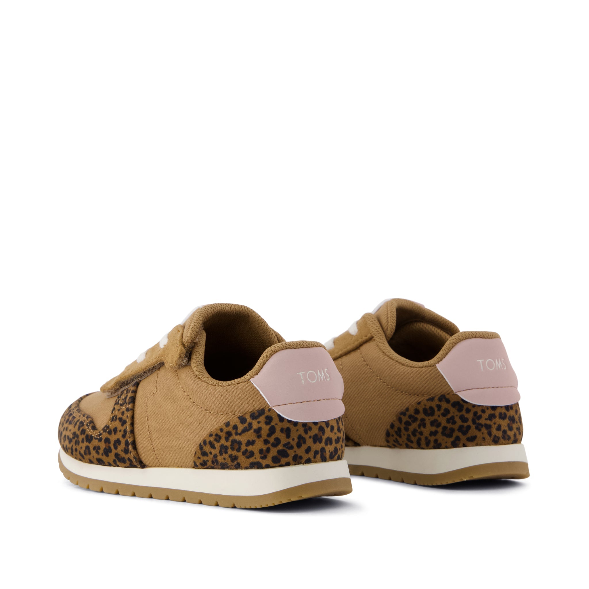 TRVL LITE Retro Runner Toddler Sneaker Water Repellent Toffee Leopard - Image 5