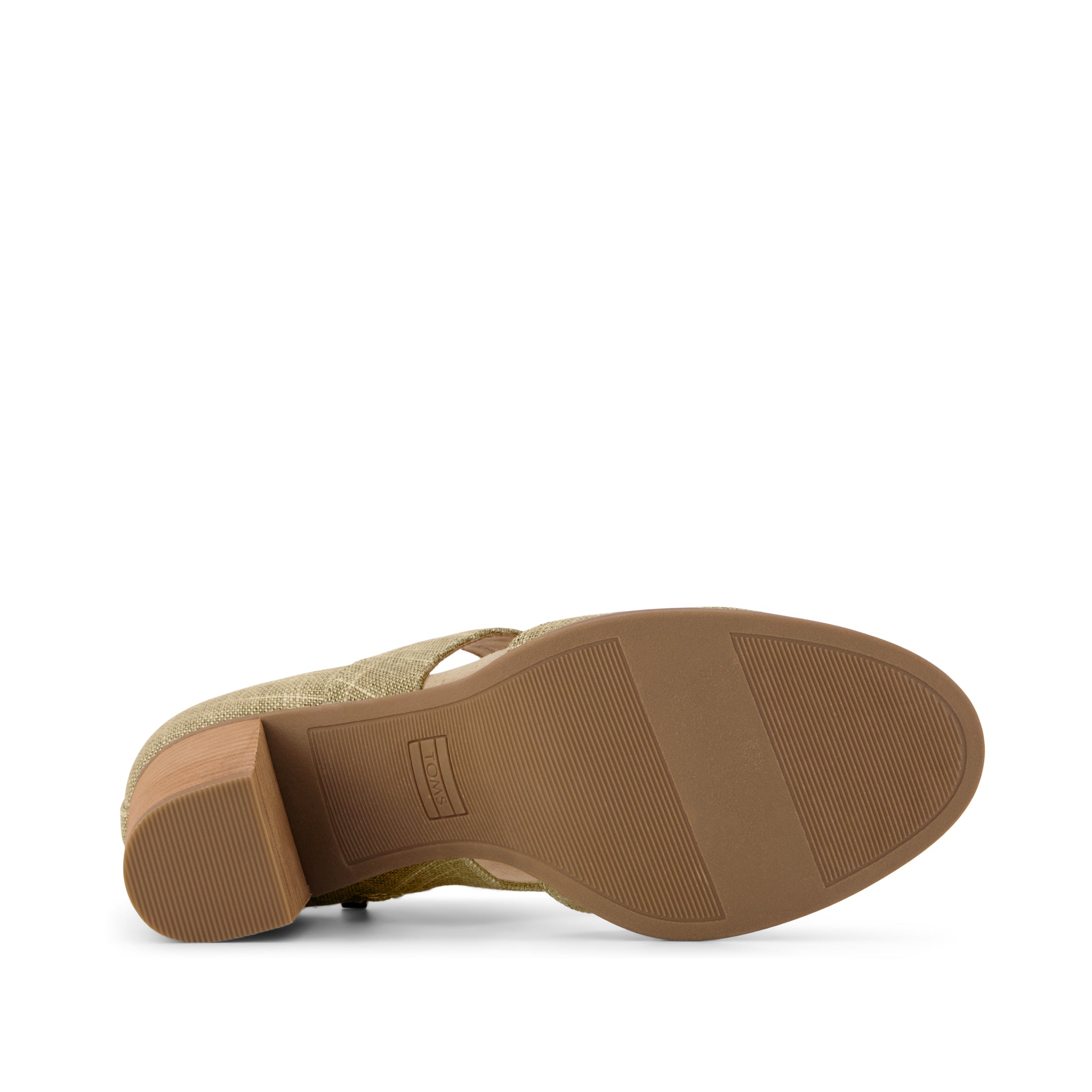 Womens Milan Nova Heel Gold Shimmer Crosshatch - Image 5
