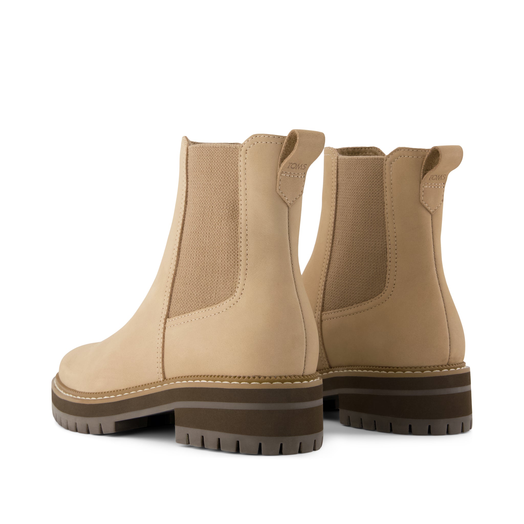 Womens Bennet Boot Water Resistant Taupe Nubuck Leather - Image 3