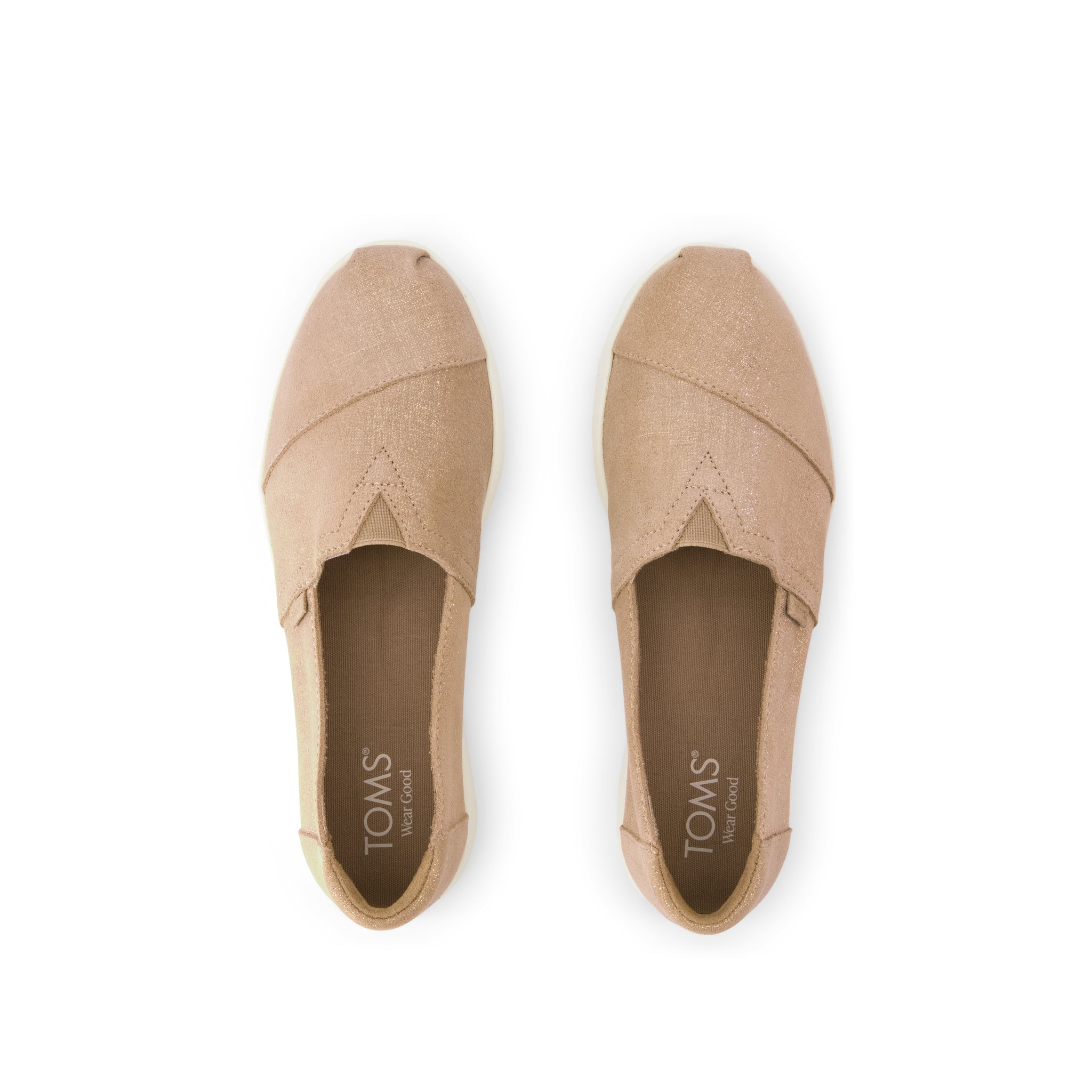 Womens Alpargata Plus Bronze Metallic Crosshatch Suede - Image 6