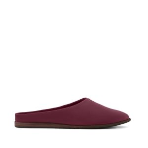 Womens Amelia Mule Dark Burgundy Premium Velvet