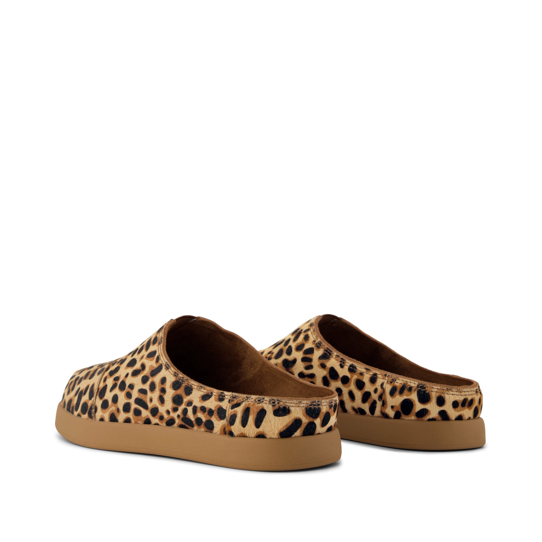 Womens Alpargata Ease Mule Brown Sugar Leopard Print Hair - Image 4