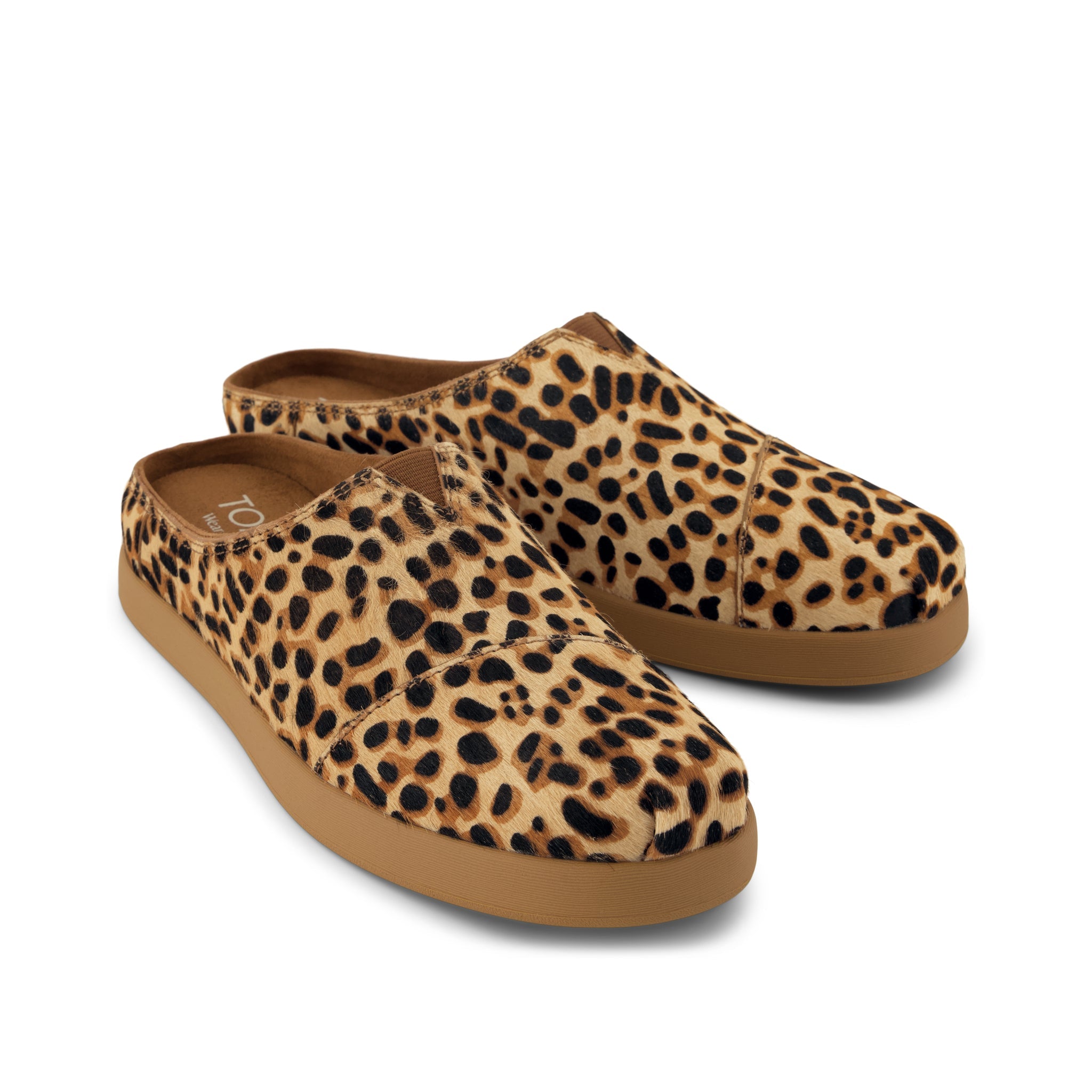 Womens Alpargata Ease Mule Brown Sugar Leopard Print Hair - Image 3