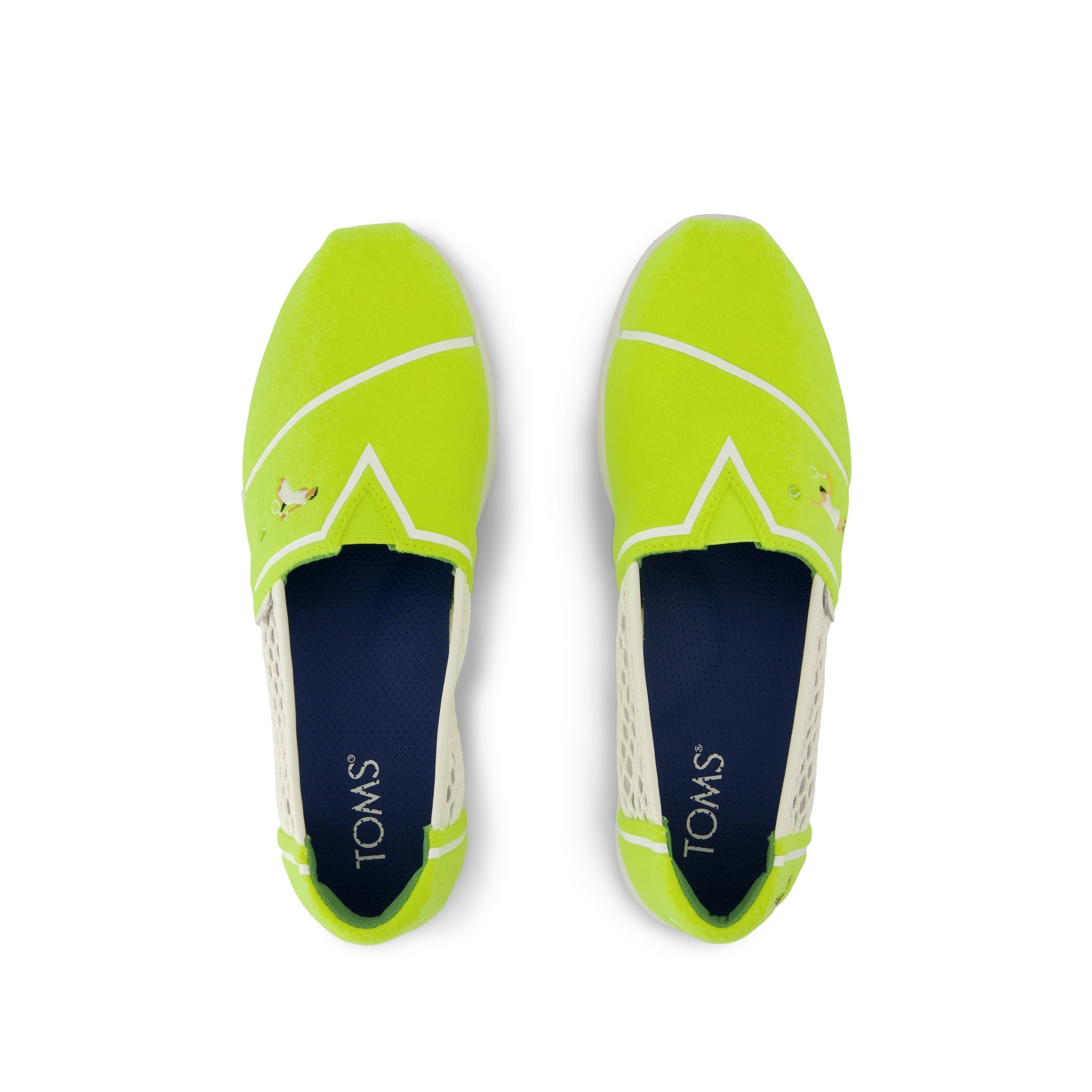 Womens Alpargata Plus Neon Yellow Tennis Felt - Image 7