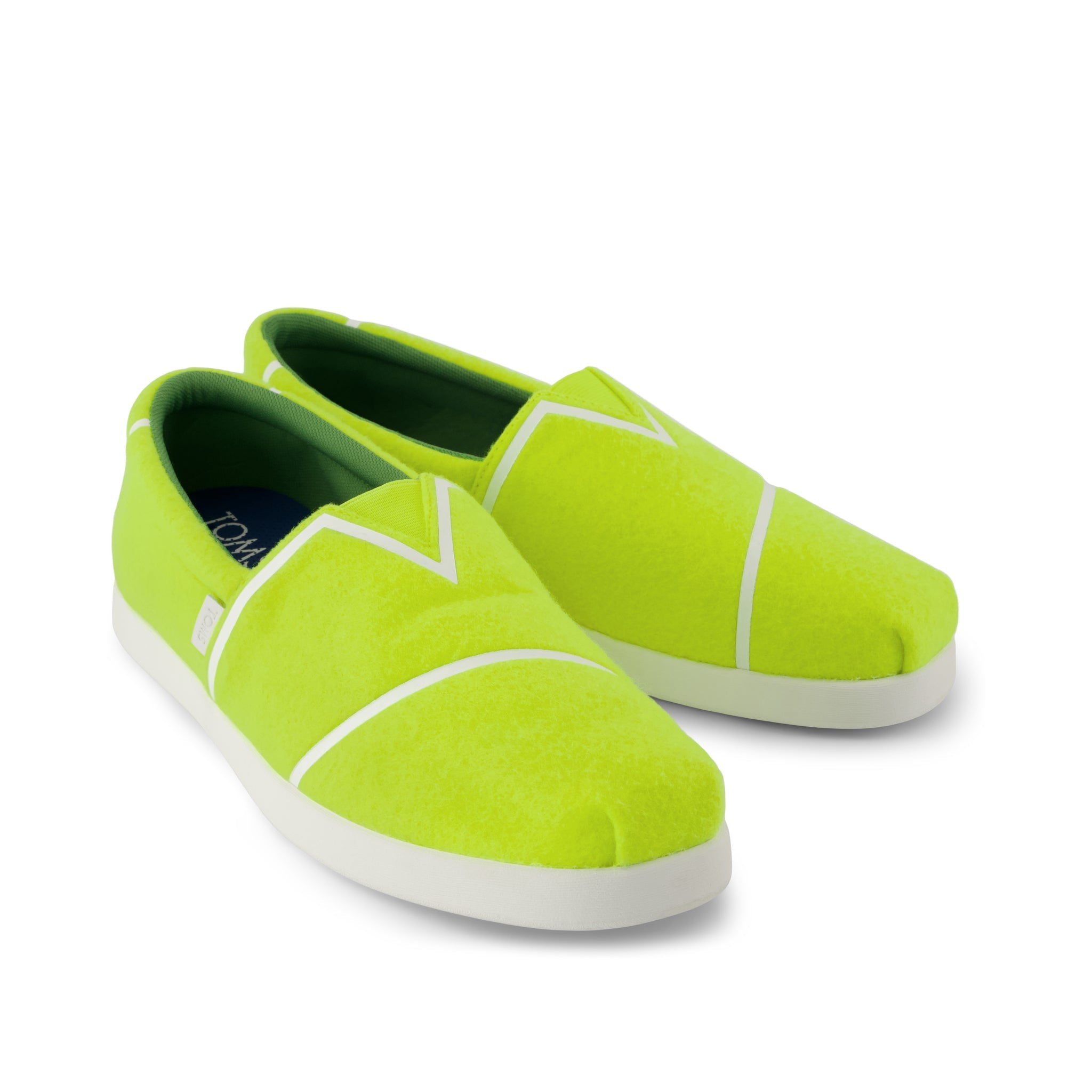 Mens Alp FWD Neon Yellow Tennis Felt - Image 4