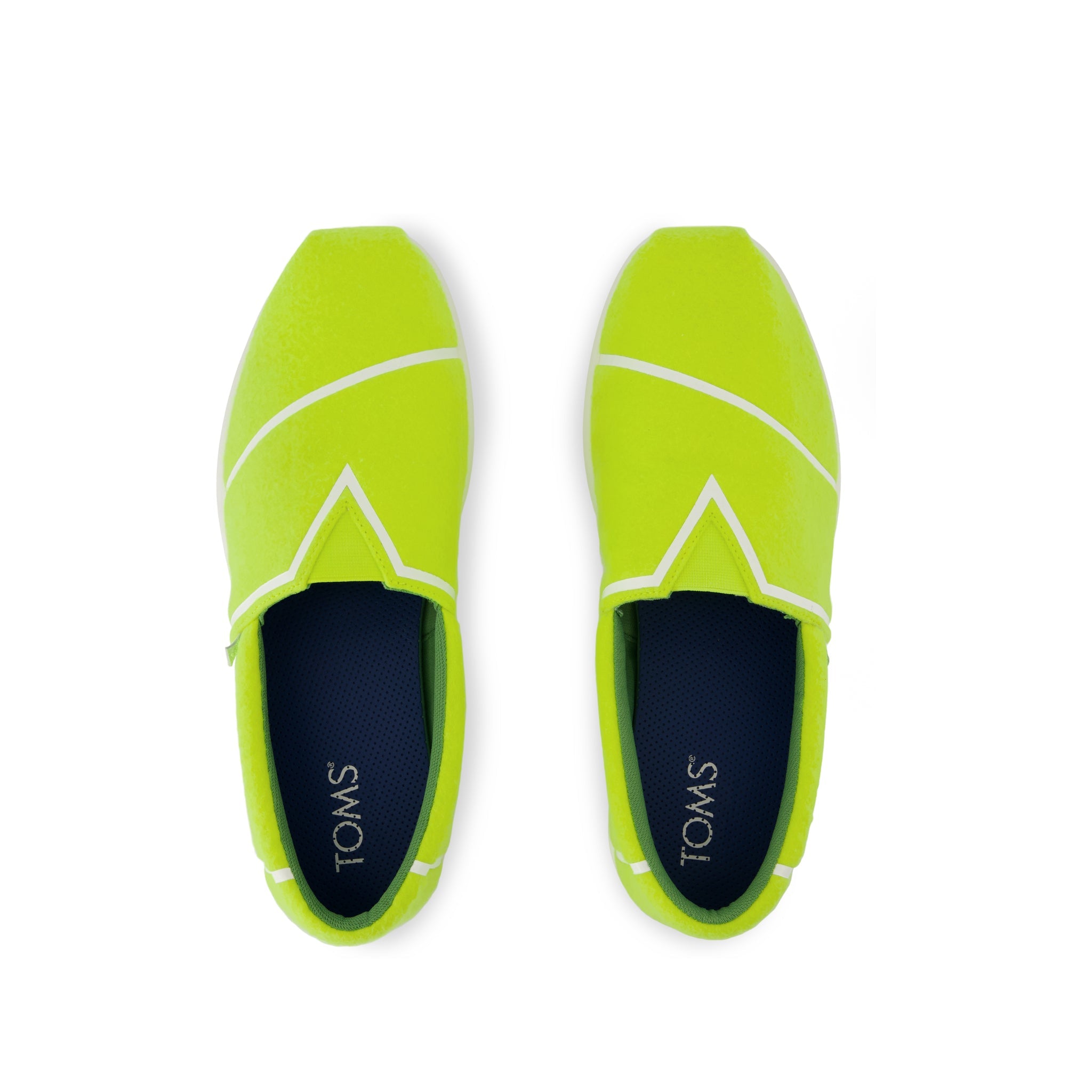Mens Alp FWD Neon Yellow Tennis Felt - Image 7