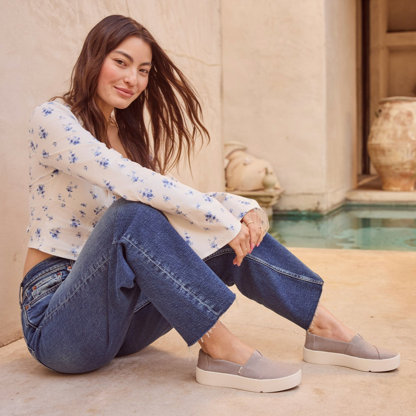 Verona Grey Slip On Sneaker - Image 4
